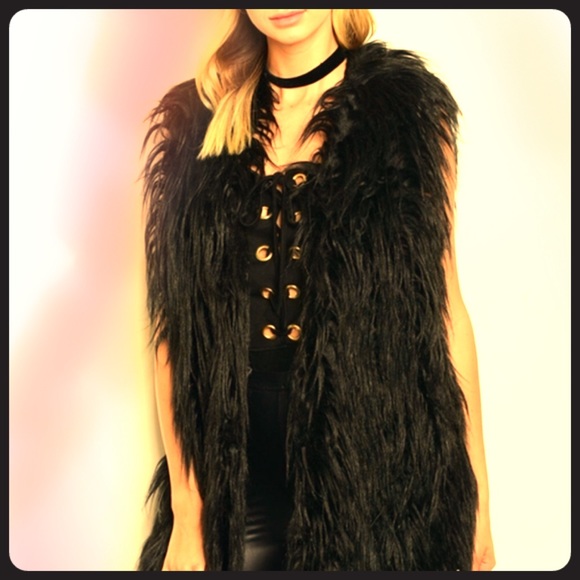 ASOS Jackets & Blazers - Faux Fur Vest